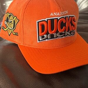 Orange Anaheim Ducks Cap